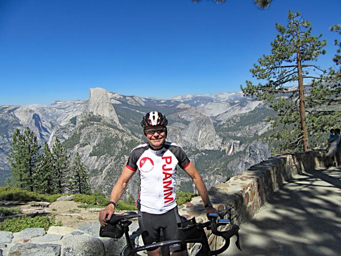 Climbing Glacier Point CA by bike cycling data and info