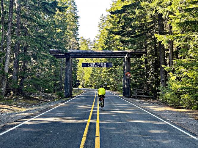 Mt rainier sales bike ride